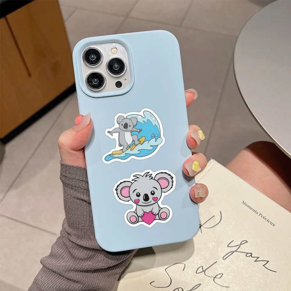 

10/60PCS Cartoon Animal Koala Sticker Cute Waterproof Decal Kids Toy Creative DIY Scooter Luggage Laptop Refrigerator Graffiti