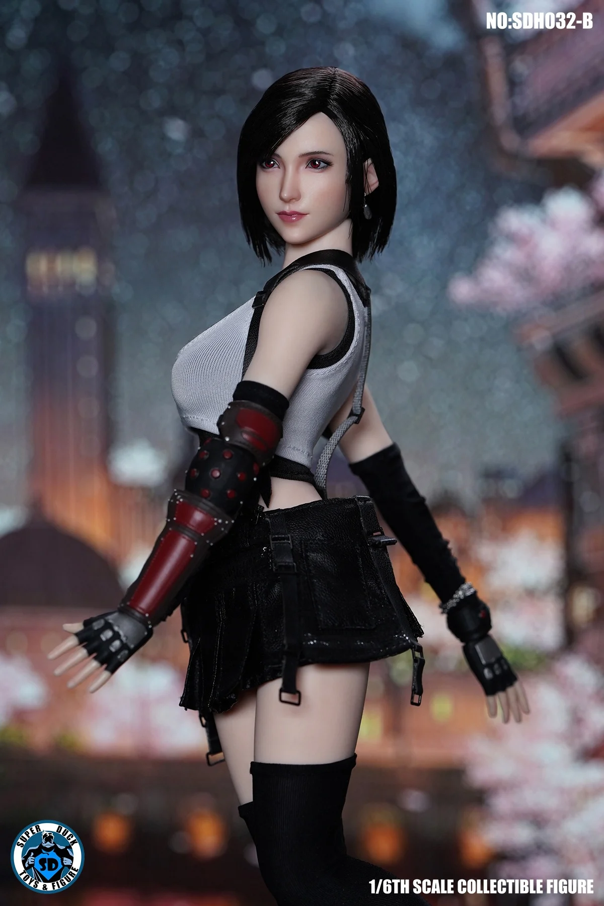 1/6 Female Soldier Tifa Head Sculpt Carving Model Fit PH TBL 12\'\' Pale Action Figure Body Dolls