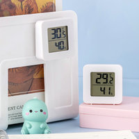 4/2pcs LCD Digital Thermometer Hygrometer Indoor Room Electronic Temperature Humidity Meter Sensor Gauge Weather Station