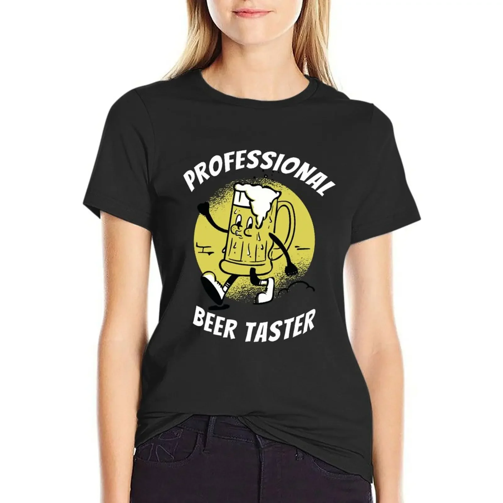 

PROFESSIONAL BEER TASTER T-Shirt animal print vintage customs hippie clothes Women t-shirts