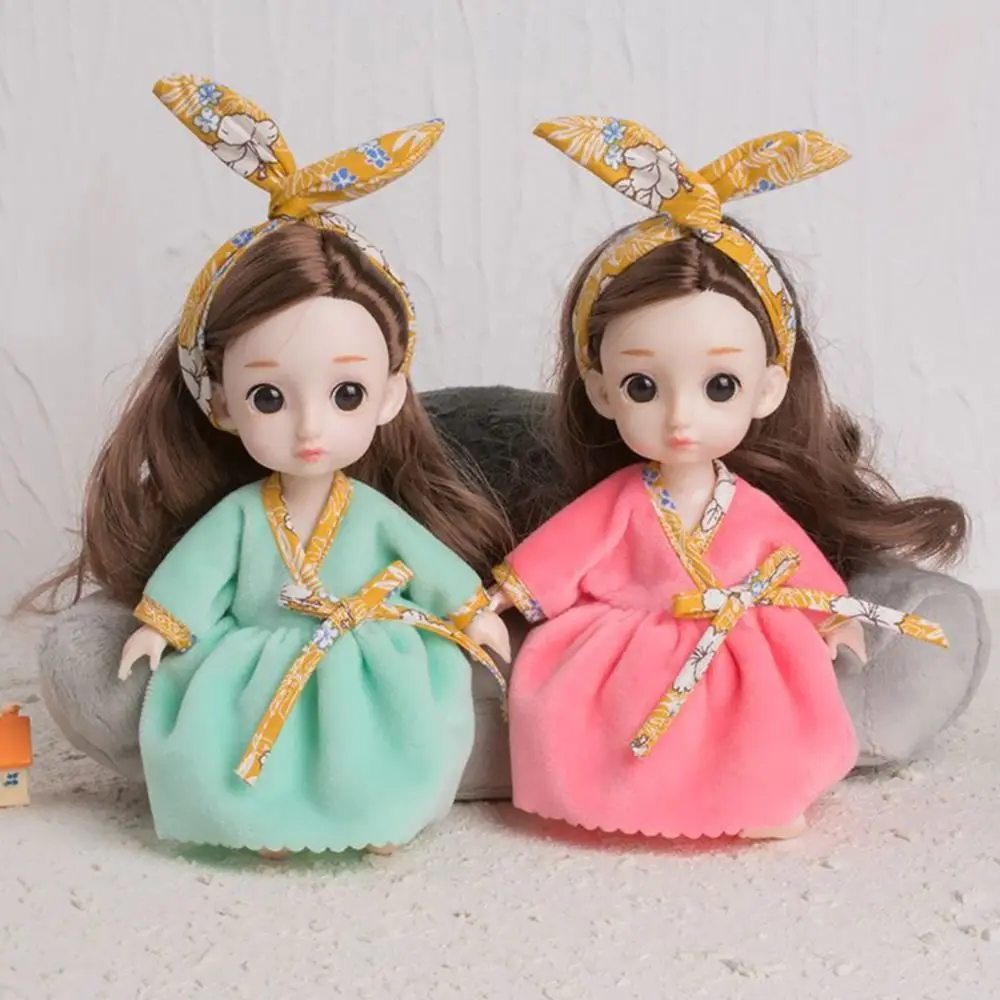 1Set Doll Pajamas for 1/11 ob11 Dolls Sleep Clothes for 1/12 bjd Dolls for 16cm Dolls Cotton Pajamas Clothes Bathrobe Accessory