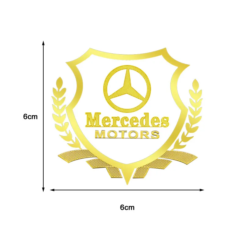 Car Wheat Badge Sticker Auto Body Side Window Fuel Tank Trunk Decorative Decals Stickers for Mercedes Benz Amg W205 W211 W212