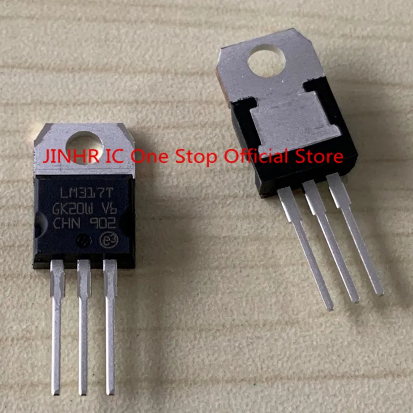 Truly brand new 5PCS LM317 LM317T LM317T-DG TO-220 adjustable voltage regulators