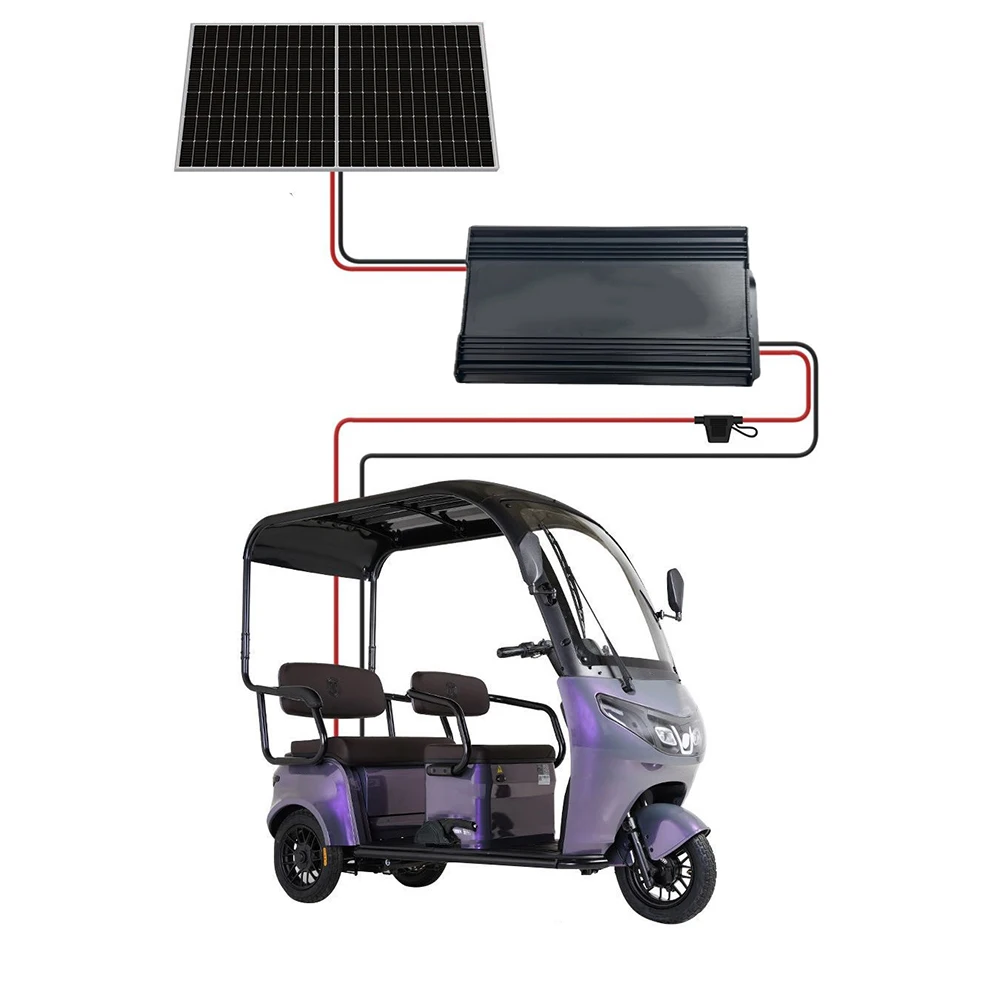MPPT400W Solar Boost Controller 48V 60V 72V 15A Battery Charger For RV Lithium Lead- Acid Gel System Power Tool Accessories