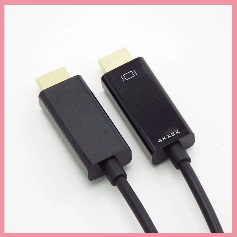 DP to HDMI-compatible Cable 4K 30Hz DisplayPort to HD Adapter Video Audio for PC HDTV Projector Laptop B6
