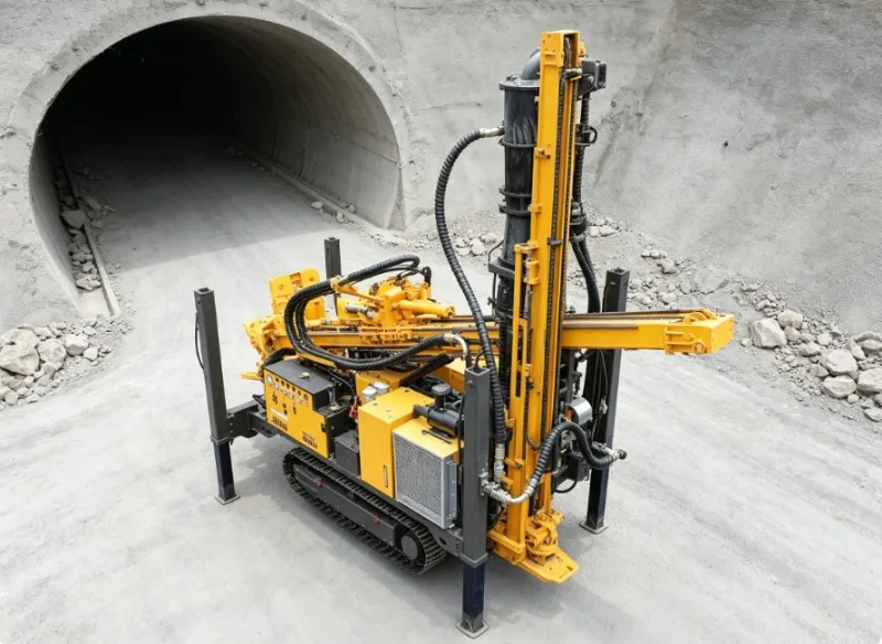 High Quality 200m All Hydraulic Crawler Reverse Circulation Rig Convenient Operation For Field Geological Prospecting Tasks