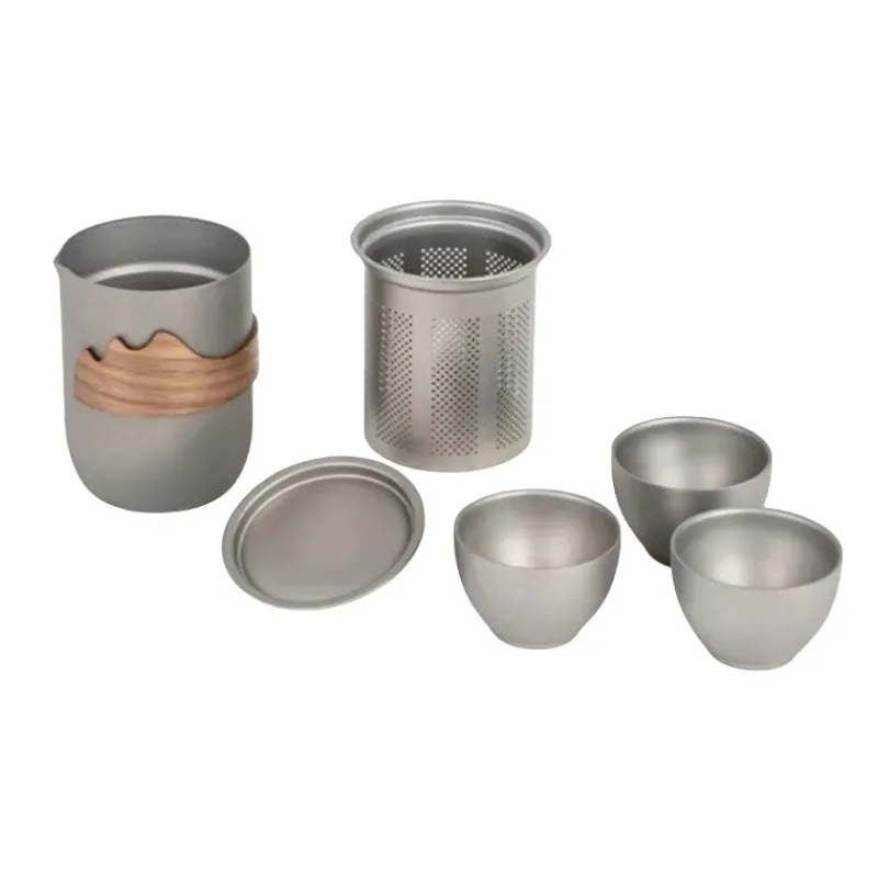 

DEP-DS372 Hengzhan Titanium Cup Set 1-3 people office home, with tea leak tea maker