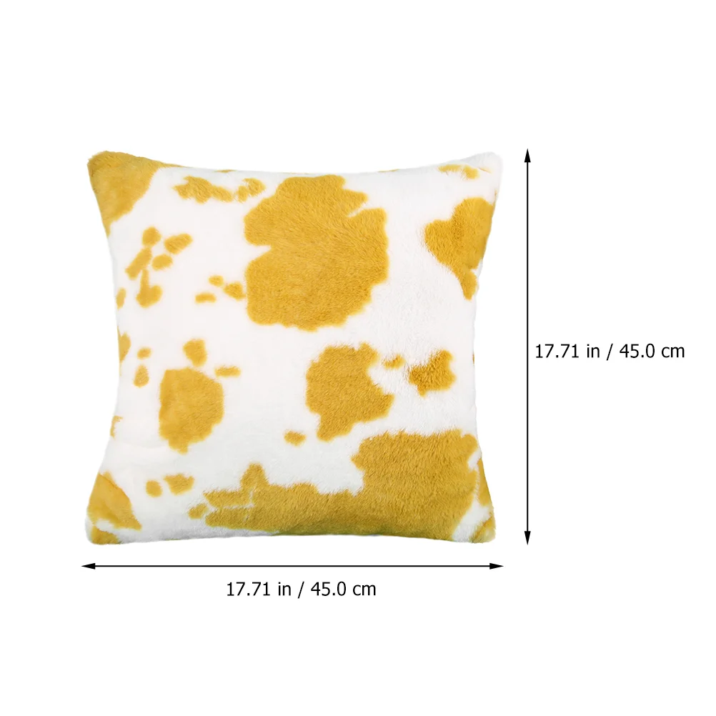 Pillow Case Cow Plush Pillowcase Covers Animal Pattern Anti-super Soft Material Home Cushion