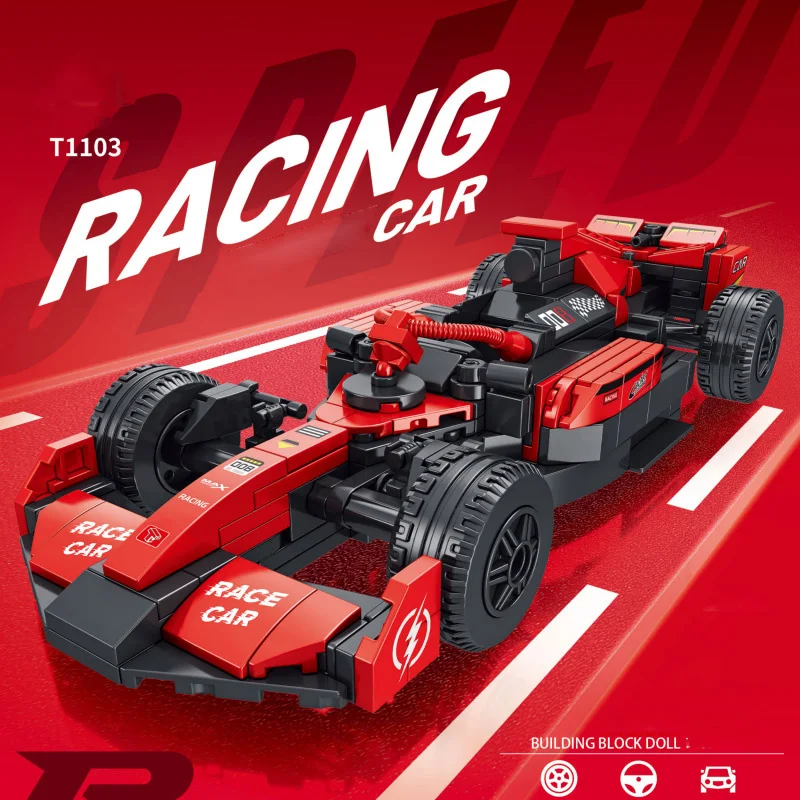 

Speed Champion F1 Team Building Block Formula Racing Car Model Kits Vehicle Construction Brick Toys Collection For Kids Gifts