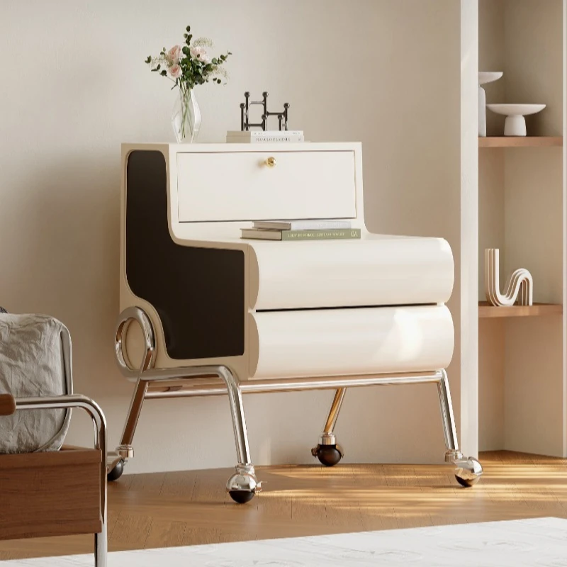 Mobile Shelf Bedroom Home Living Room Cart Coffee Table