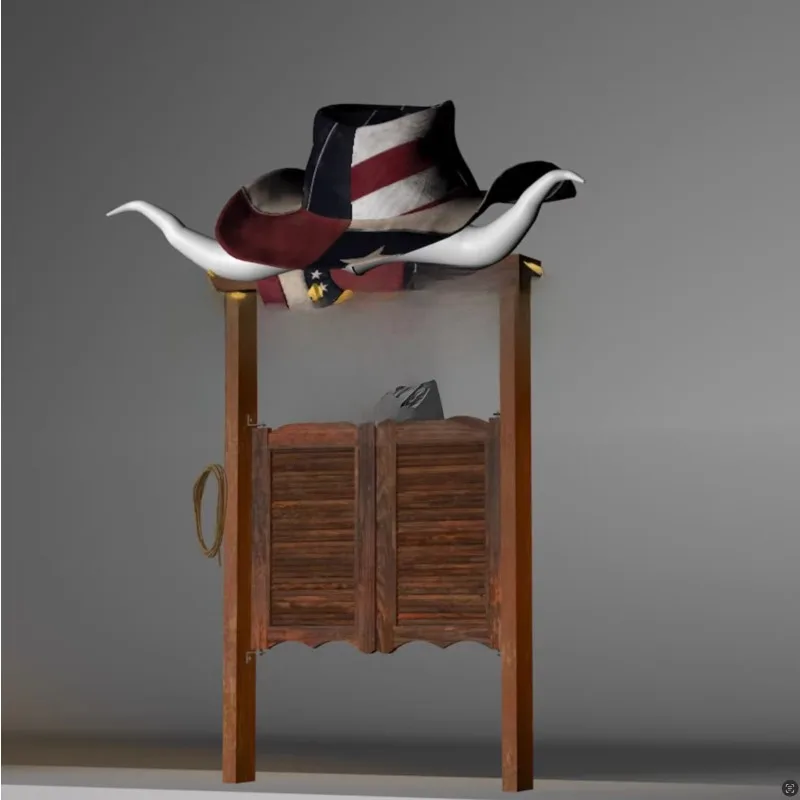 [Bee Bee Dance Beauty Props] Customized Western Cowboy Style Theme Stage Personalized Performance Scene Beauty Chen Props