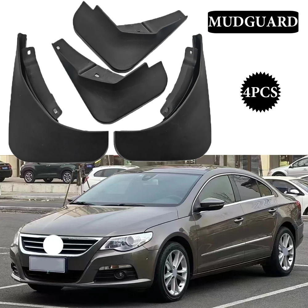 

4PCS Front Rear For Volkswagen VW CC 2010-2012 Fender Mudguard Mud Flaps Guard Splash Flap Mudguards Car Accessories