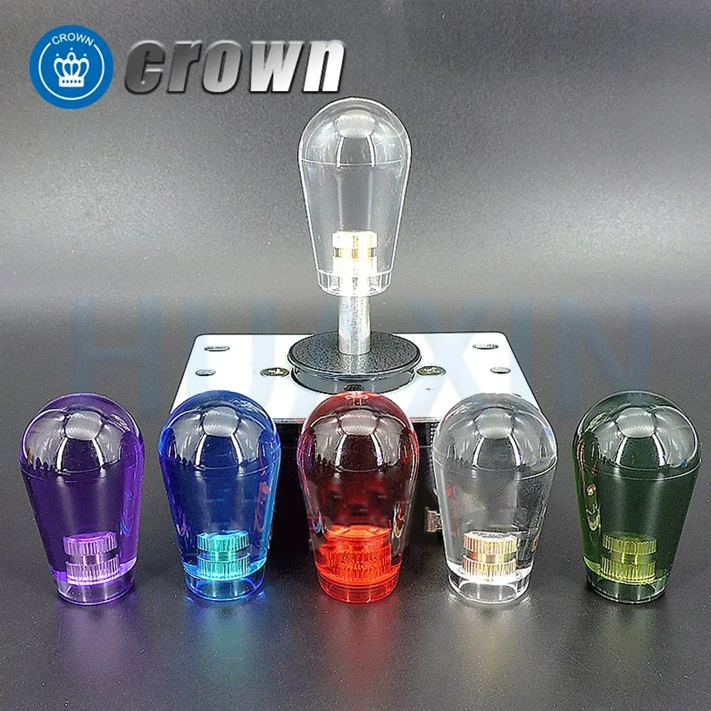 CROWN-Clear Water Drop Ball Head, Transparent Crystal Top, M6 Fixed, 301, 303F, 307F, 309F