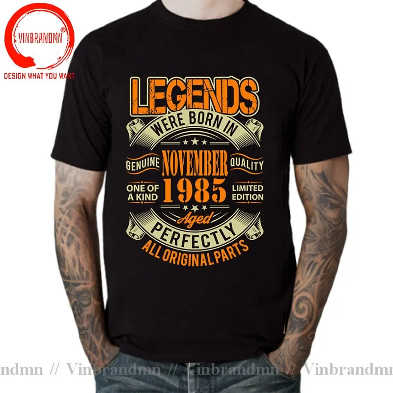 Legends Born in 1985 Aged Perfectly January Febuary March April May June July August September October November December T Shirt