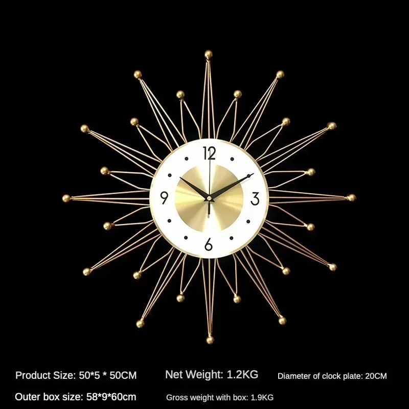 Technology and the Future Wall hanging clock, Atomic Motion Time for Fashion for Young Family Living Room, Bed Room, Home decor