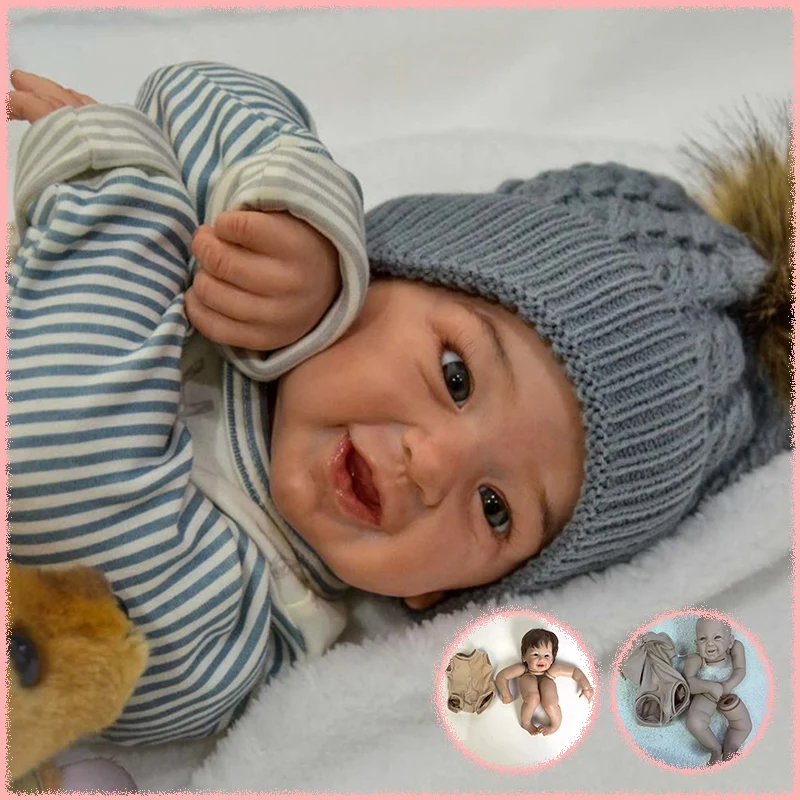 Reborn Phoenix Doll 20Inch Already Painted Kits/Unpainted Kit Kit Lifelike Soft Touch Fresh Color DIY Doll Parts With Cloth Body