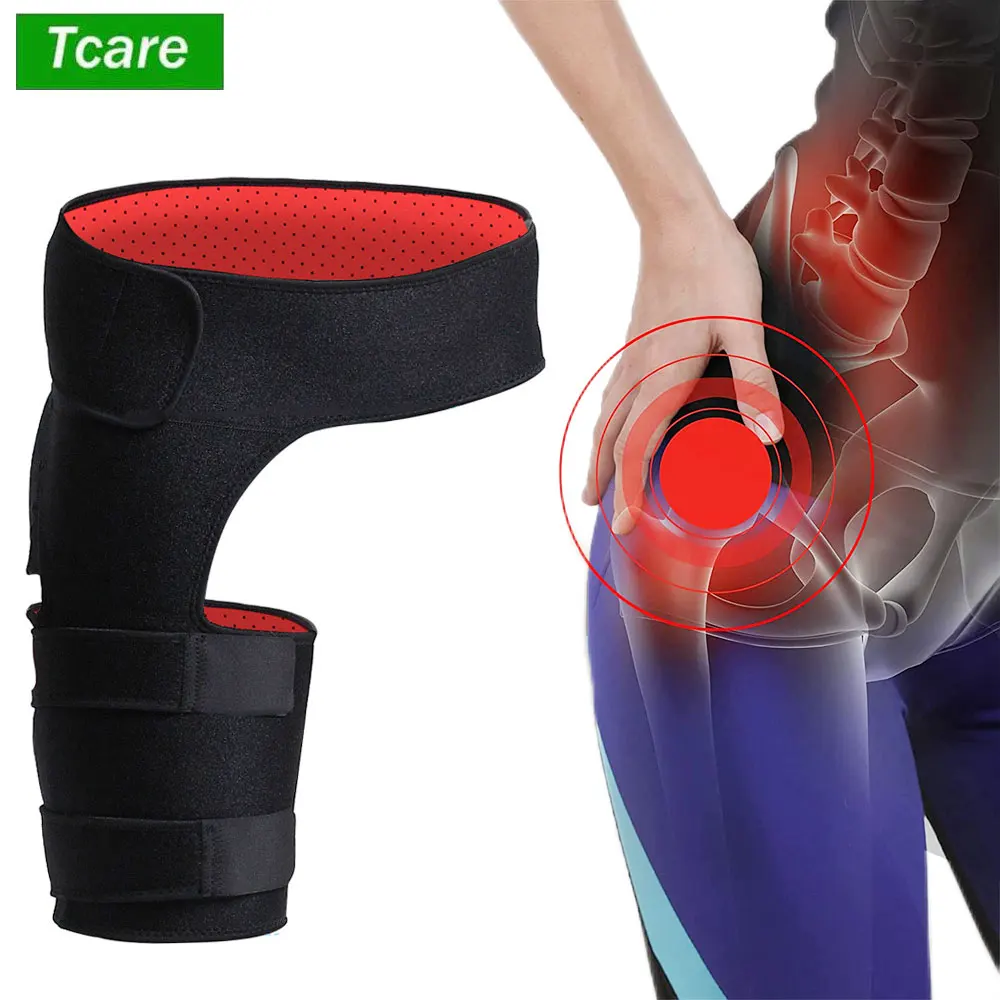 

Hip Brace Thigh Compression Sleeve, Hamstring & Groin Compression Support Wrap for Hip Pain Relief, Sciatica,Quad Muscle Strains