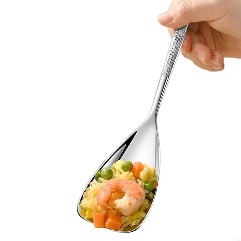 

Practical Soup Spoon Serving Spoon Practical Utensils Set for Family Gatherings L5BE