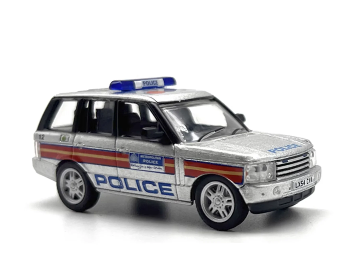 

1/76 OO Scale Alloy Car Model Police Car Train Scene Miniature Collection Sand Table Landscape