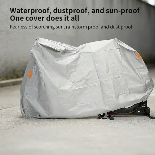 Imagen 2 del producto TOSUOD Cubierta impermeable para bicicleta con protección UV, cubierta para bicicleta para exteriores para todo tipo de clima para bicicleta de carretera MTB Prevención de polvo y lluvia