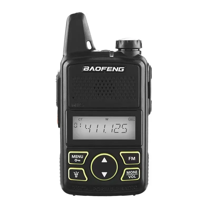 

2PCS Baofeng BF-T1 Amateur FM Transceiver Walkie Talkie with Handset Mini Portable Walkie Talkie BFT1 UHF 400-470MHz 20CH