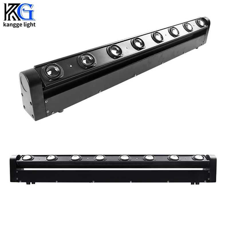 

Светодиодный луч RGBW 8x10W с подвижной головкой DJ Disco Bar Stage Light DMX512 Moving Head Light KTV Beam Lights для свадебной вечеринки