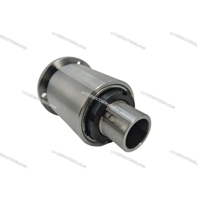 Small Lathe Spindle High Strength Lathe Head Assembly with Flange Without Chuck Woodworking Lathe Spindle
