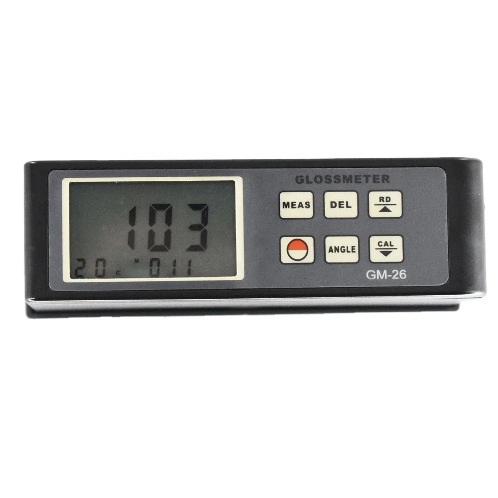 20 degree/60 degree Gloss Meter GM-26 20 60 Multi-angle gloss meter Portable Tester Glossmeter paint gloss Gauge