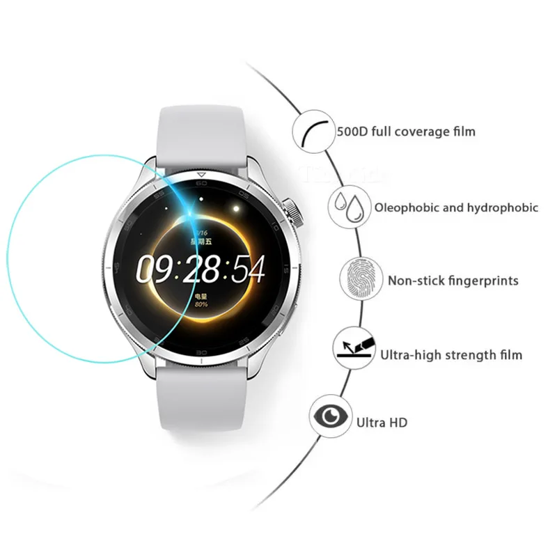 Xiaomi Mi Watch S4 용 강화 유리 Xiaomi Mi Watch S3 필름 액... - 3