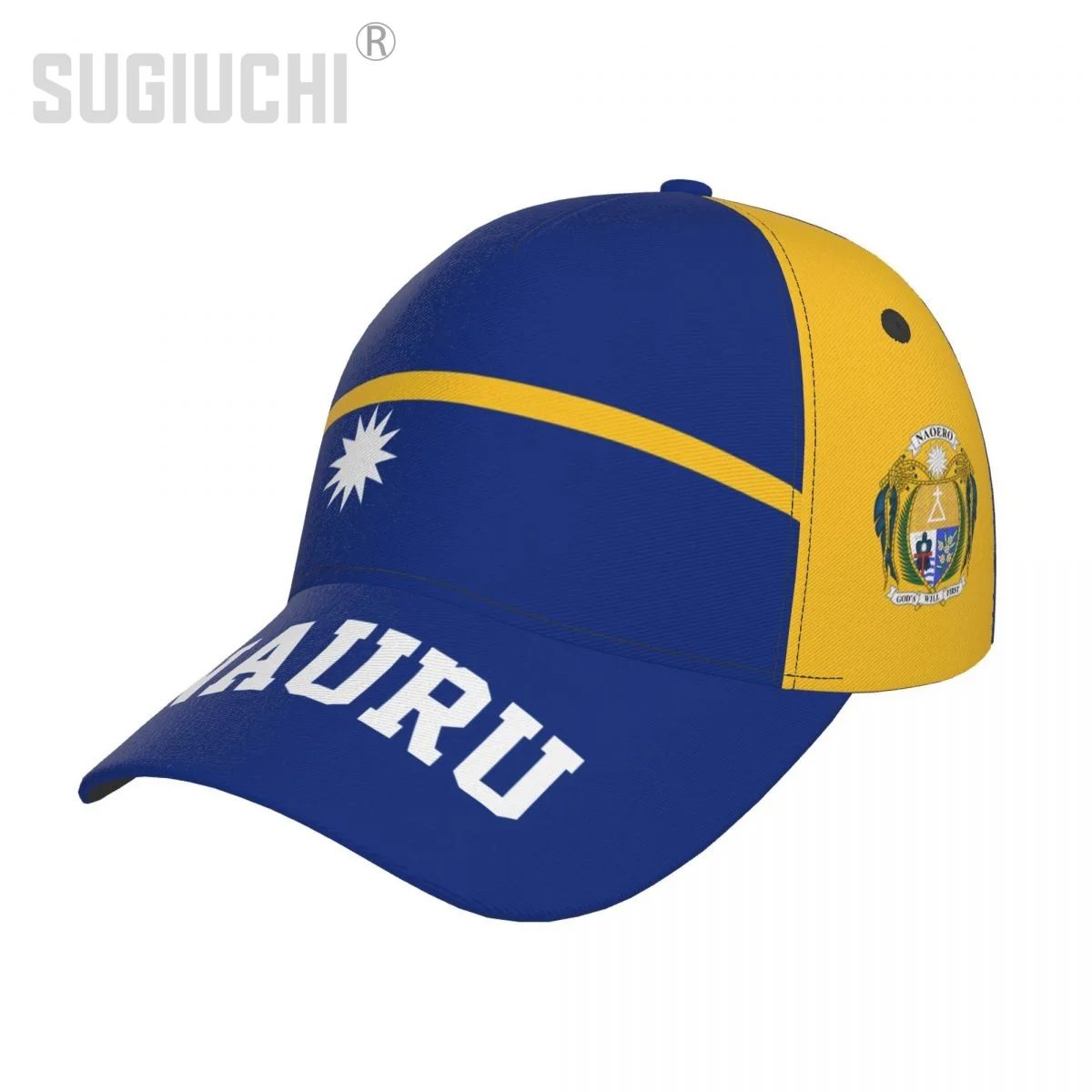 

Unisex Nauru Flag Nauruan Adult Baseball Cap Patriotic Hat for Baseball Soccer Fans Men Women