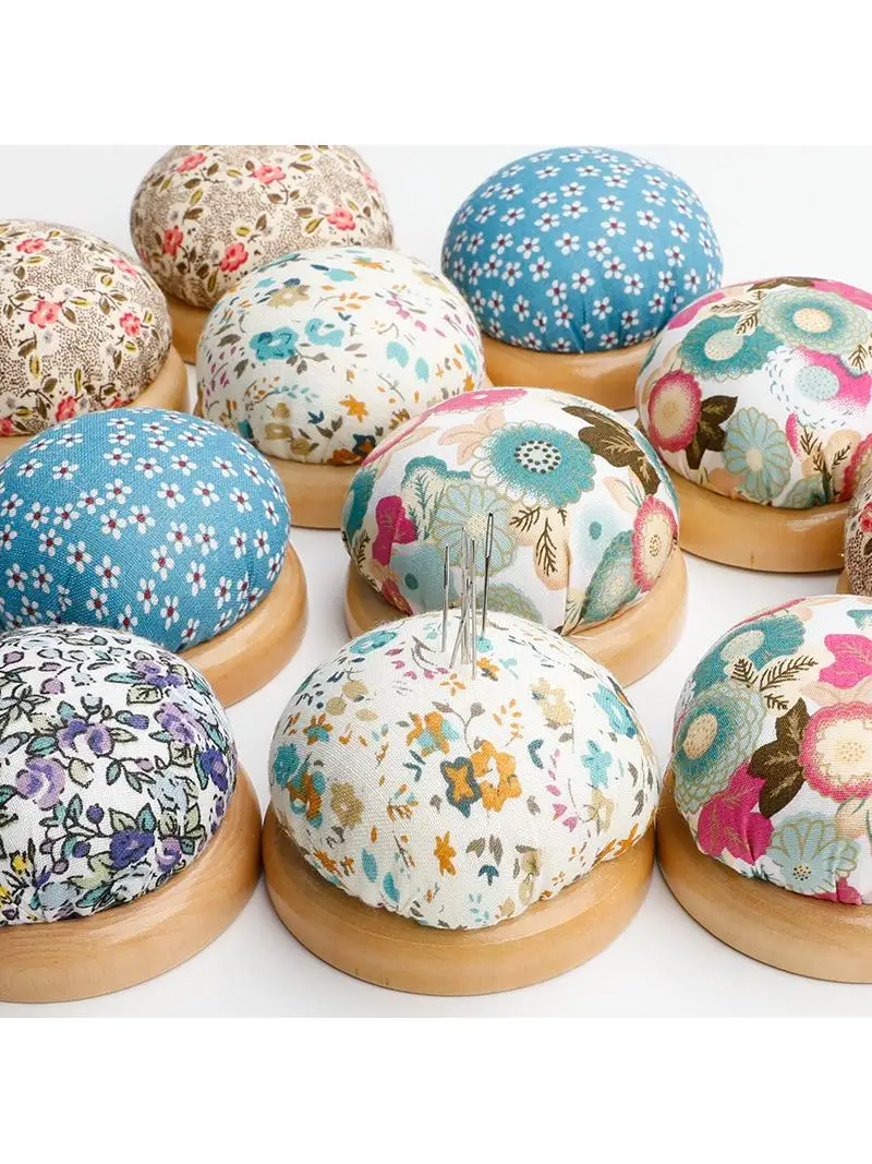 

Countryside Sle Sewing Tool Needle Ball Storage Cute Original Wood Bot Sewing Bag Bead Needle Pad Lovely Crt Supplies