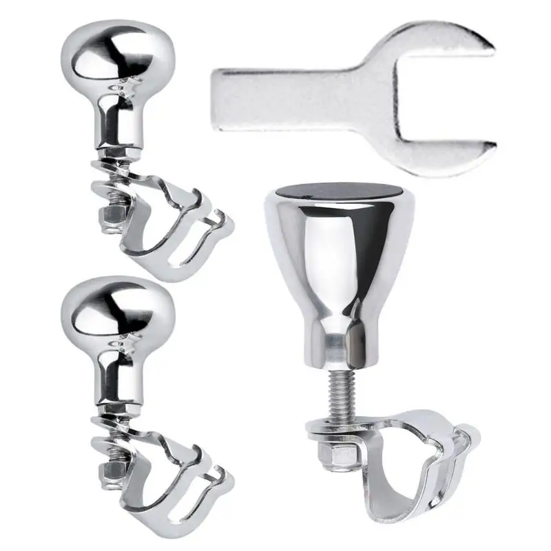 Perilla Giratoria Para Volante De Acero Inoxidable 316 – Universal Para Barcos Y Yates, Fácil Instalación