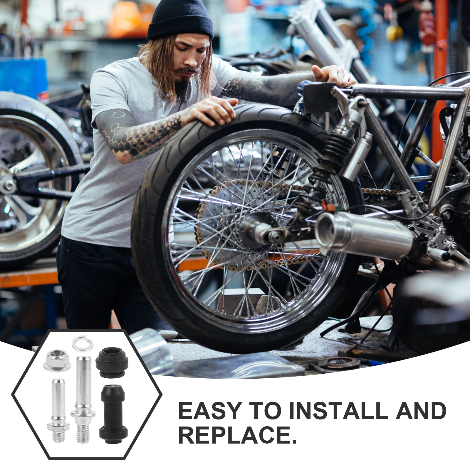 

Brake Hydraulic Pump Accessories Disc Caliper Repair Kit Motorcycle Hardware Durable Materials Versatile Installation Efficient