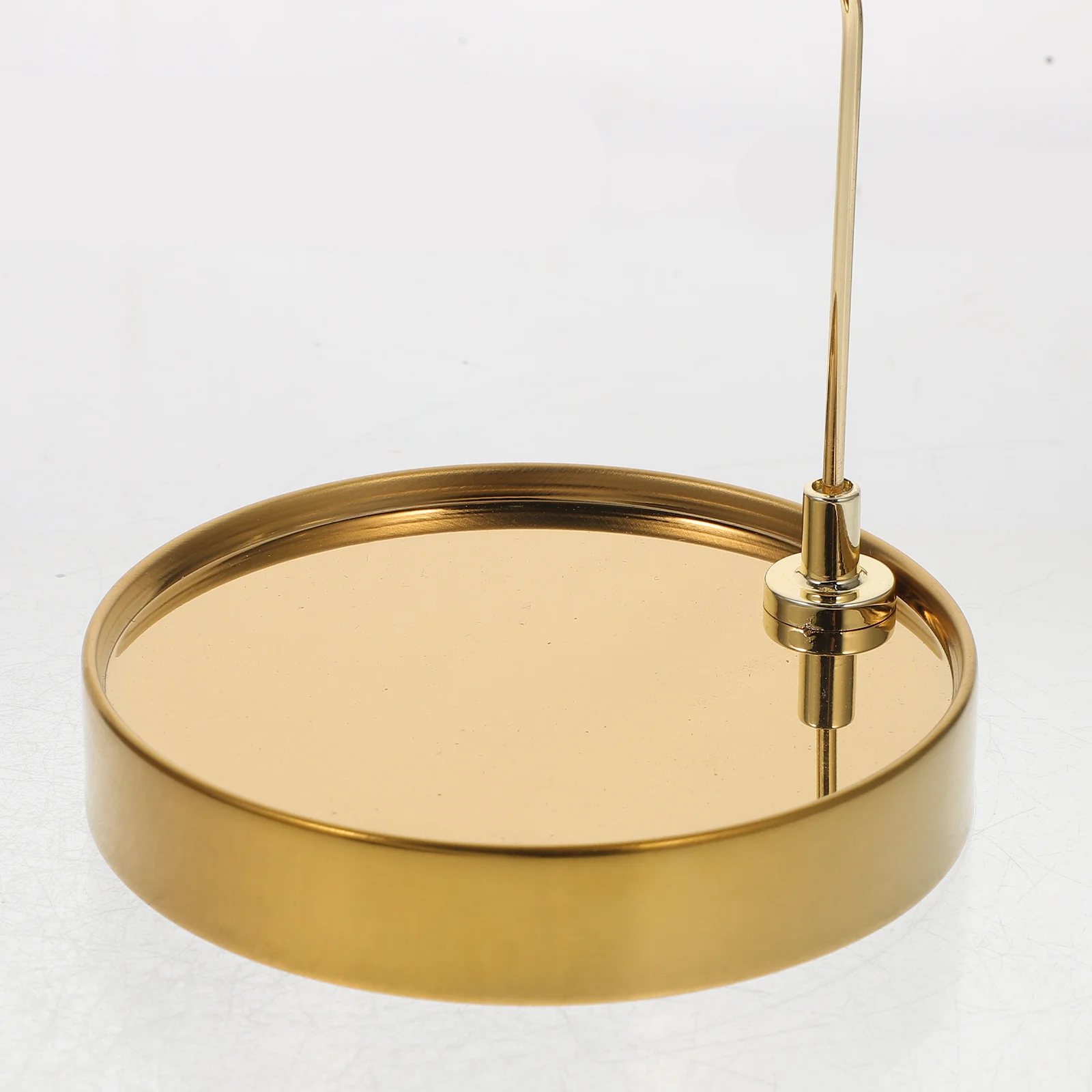 

Magnetic Suction Aromatherapy Rotating Candlestick Stainless Steel Round Tray Tabletop Decor For Party Wedding Romantic