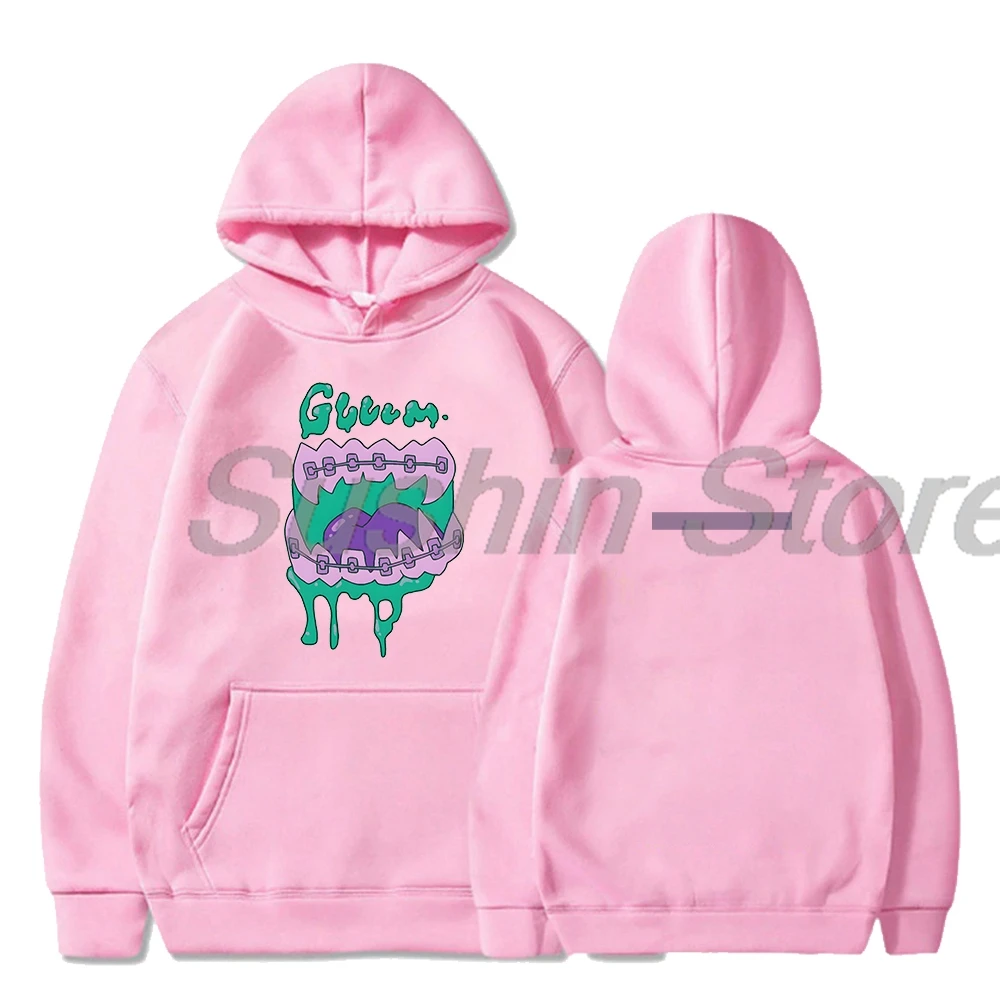 Quallen können nicht in der Nacht Anime Hoodie 2024 neue Manga Langarm Streetwear Männer Frauen Sweatshirt Harajuku Kleidung schwimmen