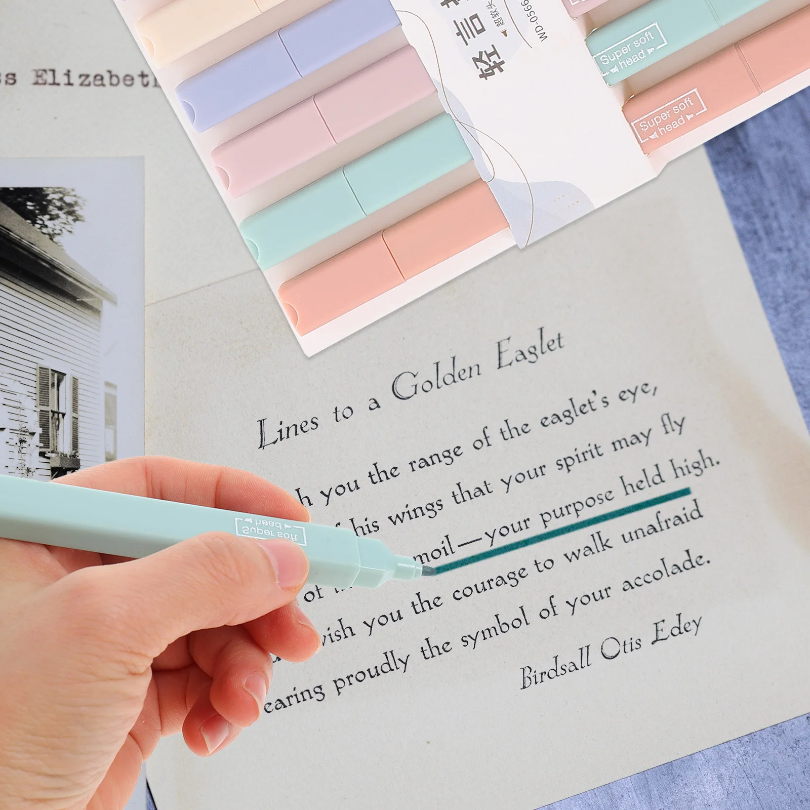 12 قطعة من أقلام التحديد الملونة برأسين مانعة للتسرب وتدفق سلس حجم صغير سهل الحمل مثالي لوضع علامات التقرير