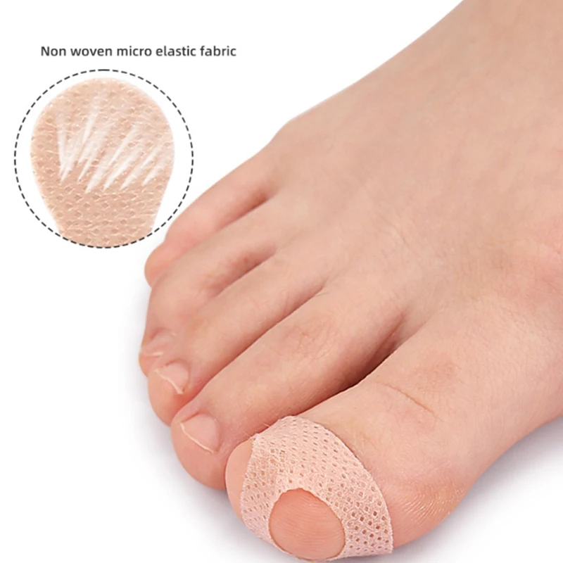 T-shaped Nail Patch Nail Groove Curling Elastic Stretch Adhesive Free Nail Pad Toe Pad Nail Orthopedic Patch Protects Toe Nail