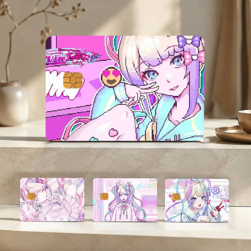 

Anime Needys Girl Sticker Film Tape Skin for Credit Card Debit Card Waterproof Stickers