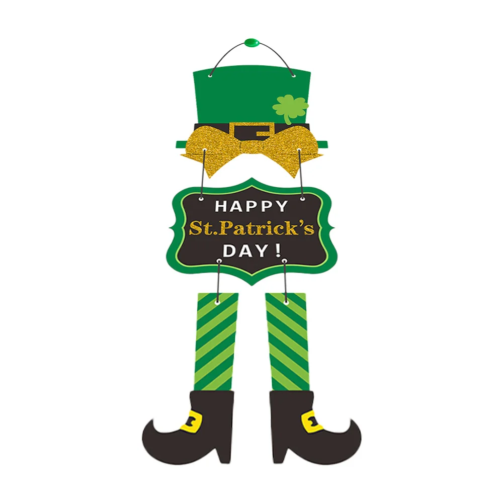 

St Patrick's Day Wall Hanging Decoration Shamrock Design Eye Catching Party Supplies Home Decor St Patricks Day Decorations