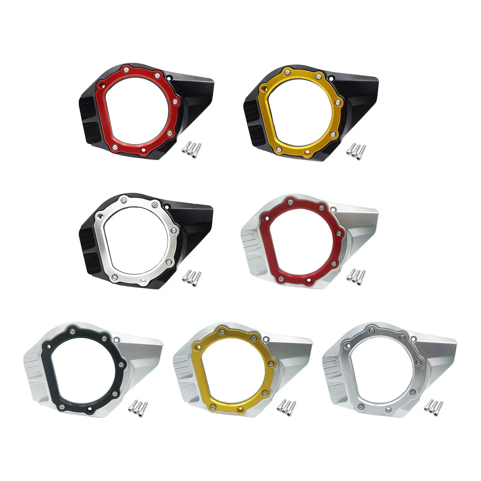 

Air Intake Cover Motorbike with Inspection Glass Attachment Engine Cover for Vespa Primavera Sprint 125 150 Iget ABS
