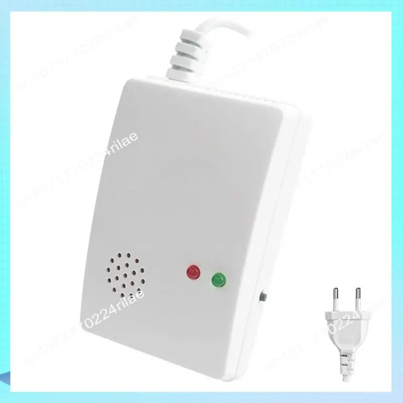 Detector de fugas de Gas A17Z, advertencia de fugas de propano y metano Combustible, enchufe europeo, Sensor de alarma de Gas Combustible para seguridad del hogar