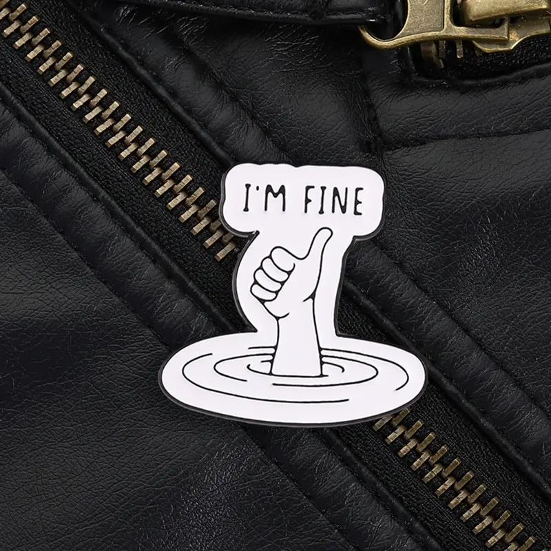 Badge Meme de Jeu Classique 'Ah Shit Here We Go Again' – Réplique fidèle pour les Vétérans de San Andreas et les Adultes Fatigués – Décoration Quotidienne pour Sac
