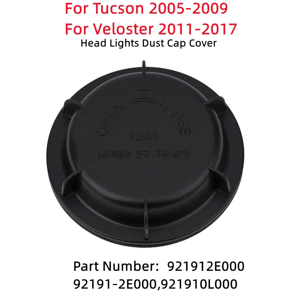 921912E000 Car Head Lights Dust Cap Cover Dust For Hyundai For Tucson 05-09 92191-2E000,921910L000 For Veloster 2011-2017 Access
