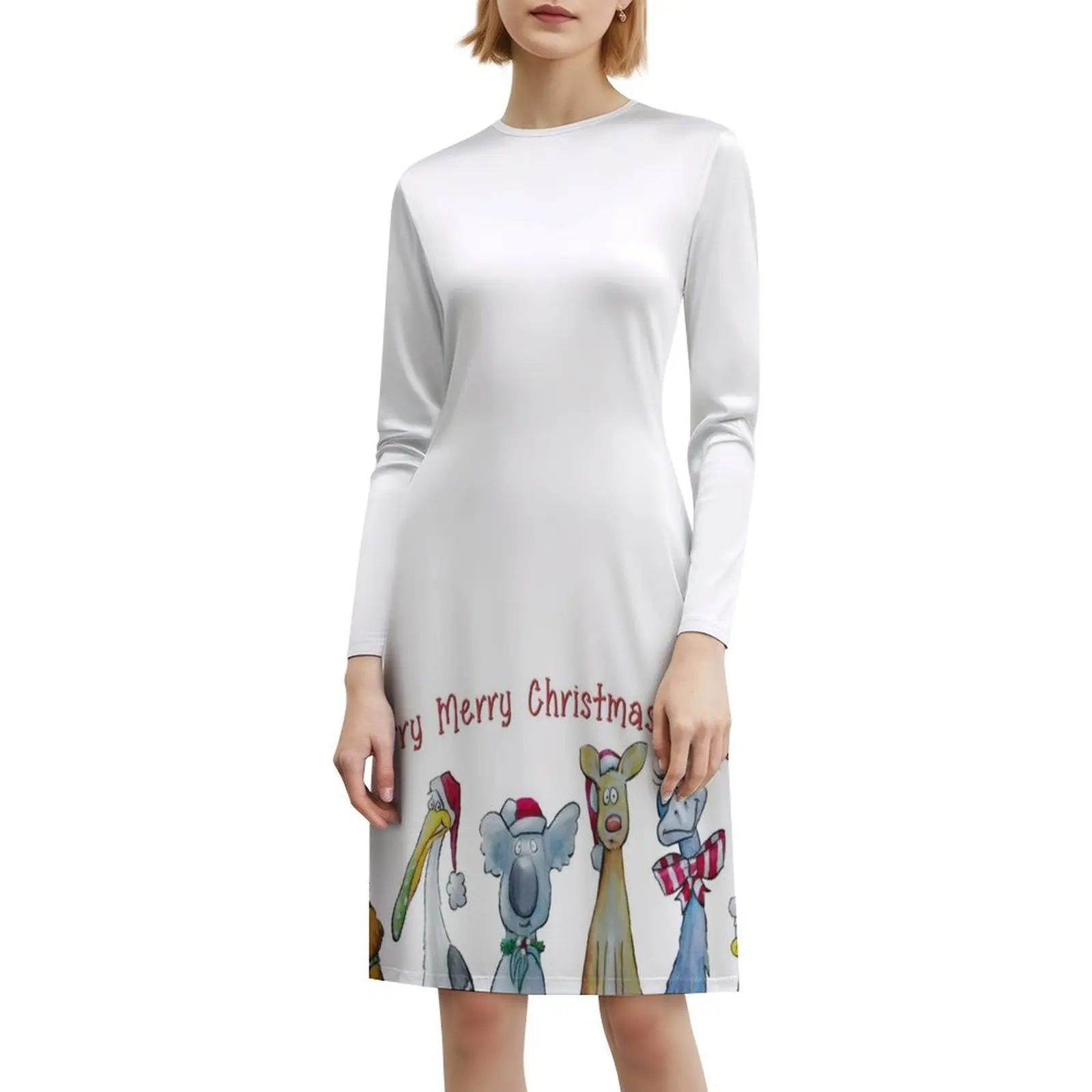 オーストラリアのブッシュクリスマスフレンズ ボヘミアンシックドレス エレガントファッション ビーチウェディングパーティードレス キュートなオーストラリアのクリスマス キュートなブッシュドレス