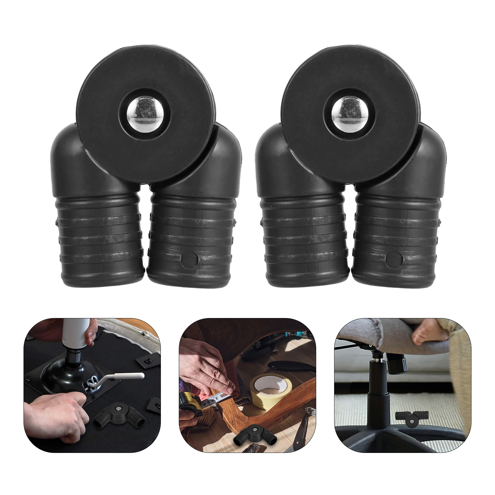 

2pcs Recliner Tube Heavy Duty Plastic Foldable Lounge Adapter Durable Accessories For Reclining Chairs Beach Chair Latch Hinge