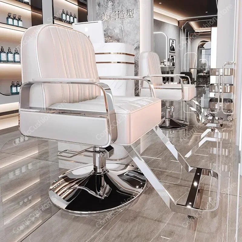 Luxury Salon Chair Recliner Hairdresser Swivel Professional Beauty Barber Makeup Bancada Para Barbearia Furniture