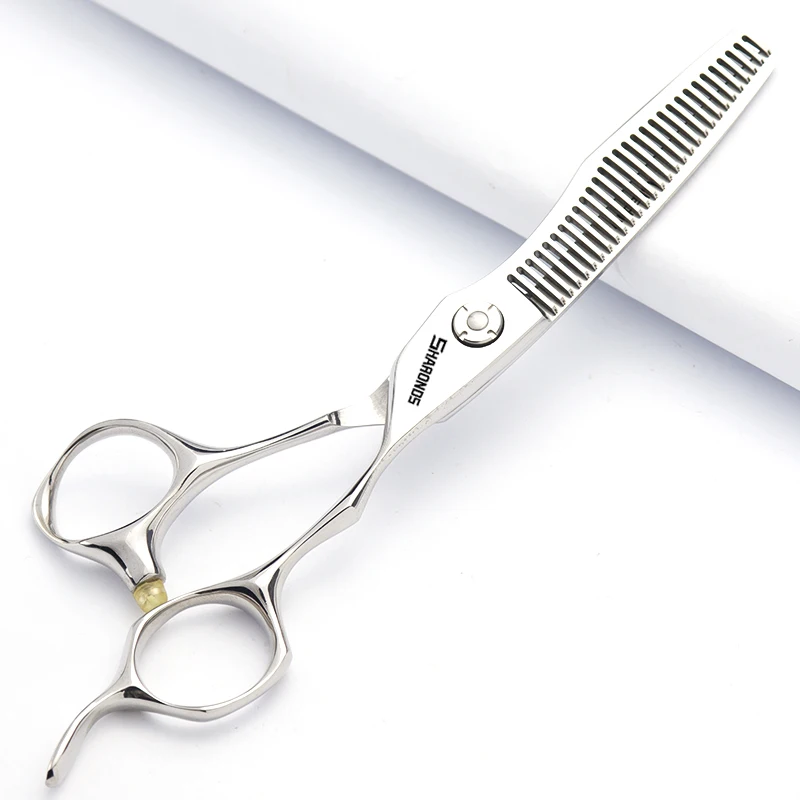 6-inch Japanese hair scissors, flat cut, scratch free, tooth cut, broken hair thinning, hair clipper set for hair salons.