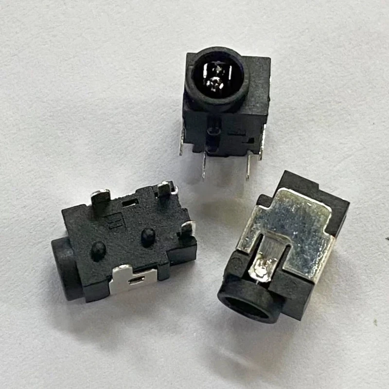 10PCS DC-031 DC Power Jack Socket 3.5x1.3mm 4 Pin SMD DIP Barrel Connector RoHS PCB Mount
