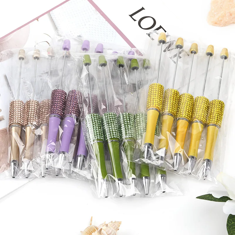 DIY Jewelry Findings Crystal Rhinestones Paved Handmade Fashion Beading Pen Material Ornament Supplies 10pcs 15cm