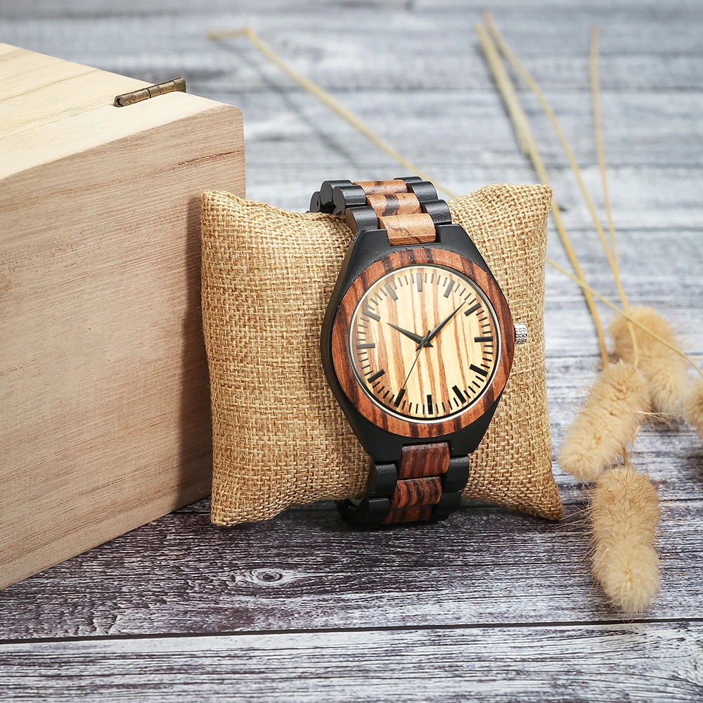 Модные деревянные часы, деловые японские кварцевые часы, высококачественные часы из натурального дерева, скандинавские минималистичные подарки